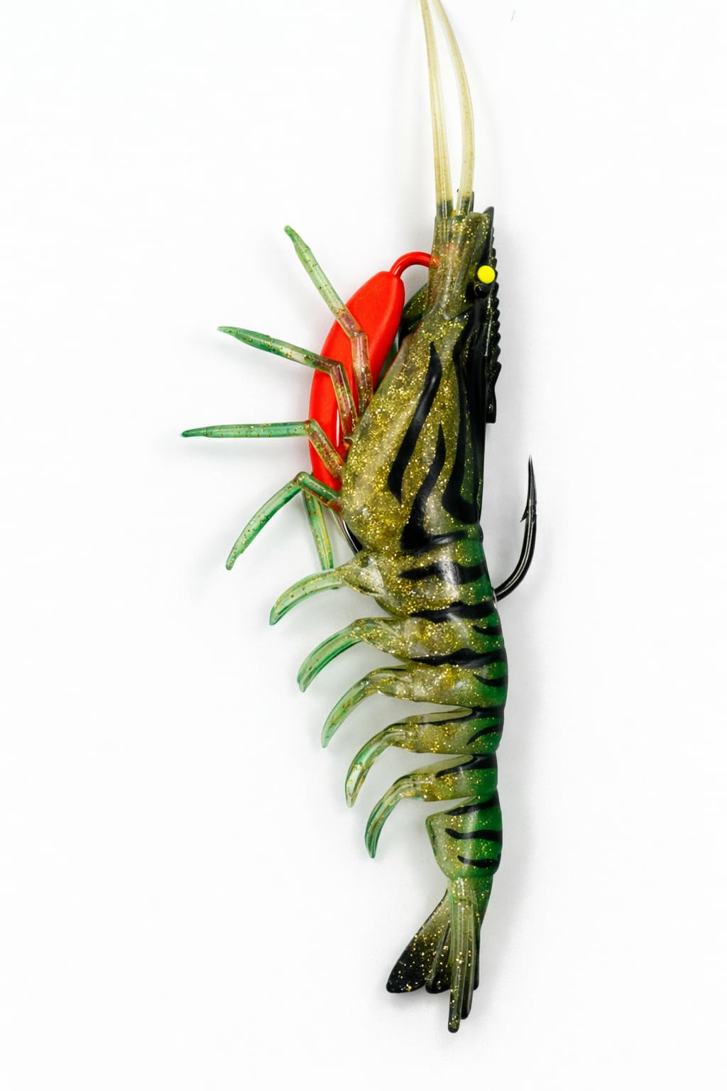 Izzawa Shrimp Live Fishing Soft Lure 16cm 26.4g – Green Forest
